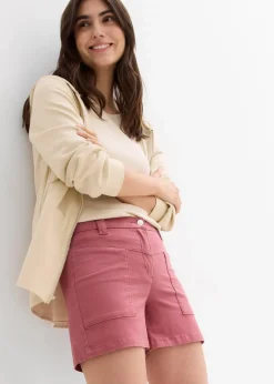 Damen bonprix Hosen|Shorts|Twill Shorts