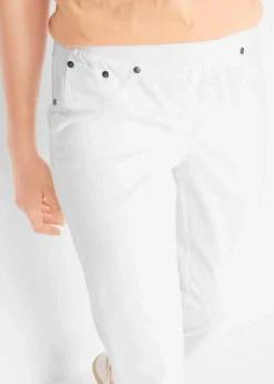 Outlet Twill Treggings aus elastischem Baumwoll-Mix Damen Bekleidung·Kleider|Hosen