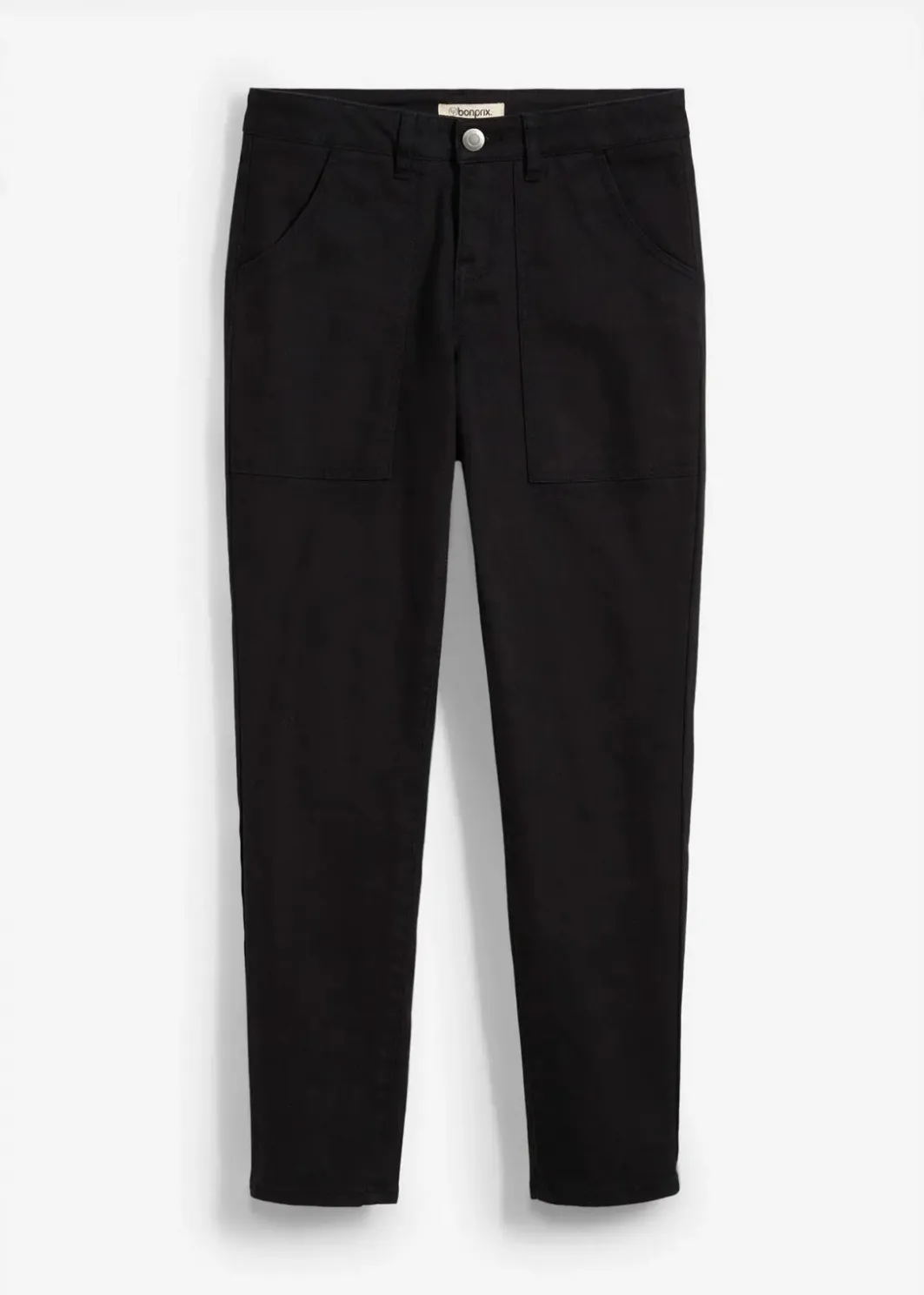 Damen bonprix Bekleidung·Kleider|Hosen|Twillhose aus elastischem Baumwoll-Mix