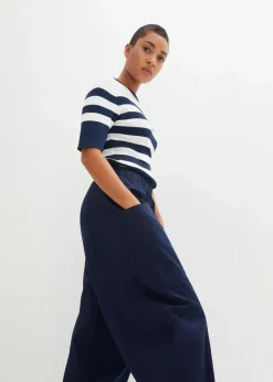 Twillhose aus elastischem Baumwoll-Mix Damen Bekleidung·Kleider|Hosen