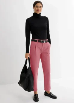 Damen bonprix Bekleidung·Kleider|Hosen|Twillhose im Barrel Shape
