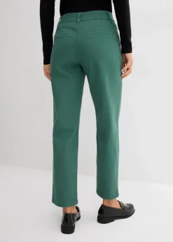 Damen bonprix Hosen|Bekleidung·Kleider|Twillhose im Barrel Shape
