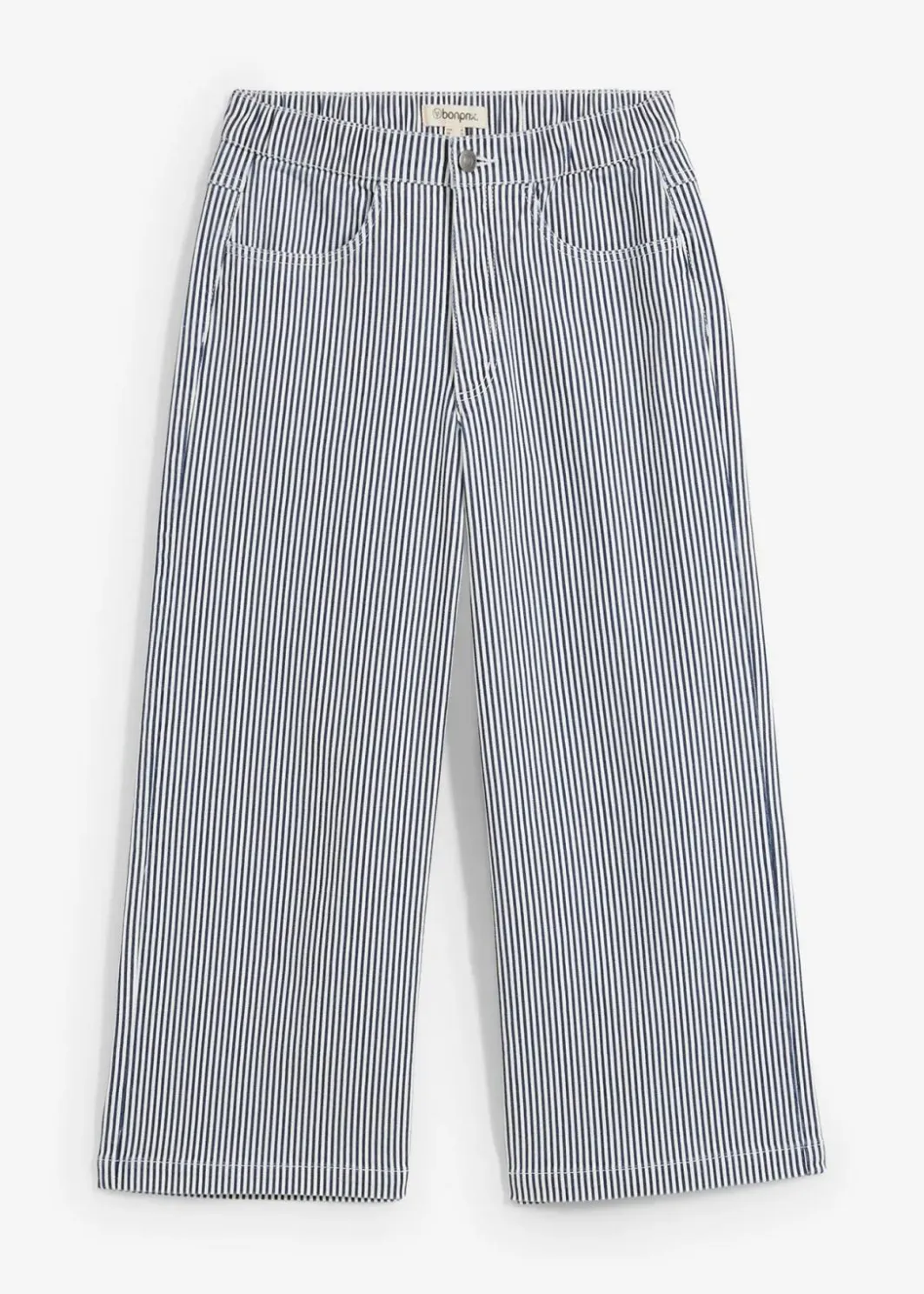 Damen bonprix Bekleidung·Kleider|Hosen|Twillhose mit Bequembund