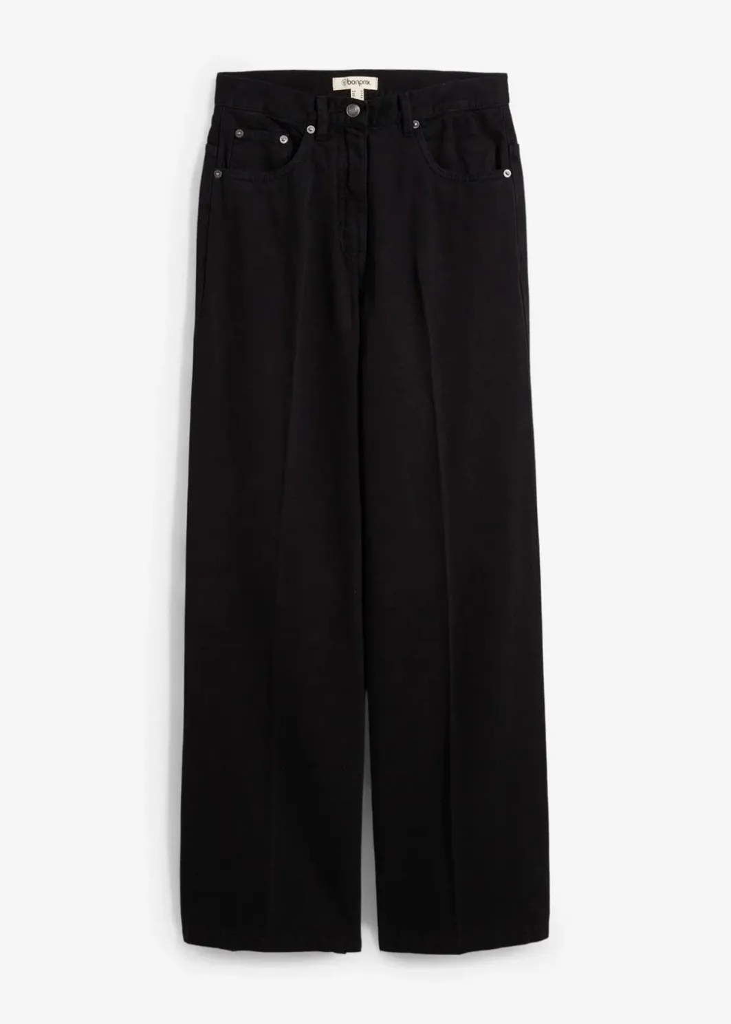 Damen bonprix Bekleidung·Kleider|Hosen|Twillhose mit Bügelfalte aus reiner Baumwolle