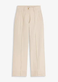 Online Twillhose mit Biese und Leistentasche Damen Bekleidung·Kleider|Hosen
