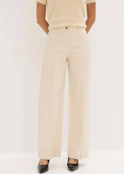 Online Twillhose mit Biese und Leistentasche Damen Bekleidung·Kleider|Hosen