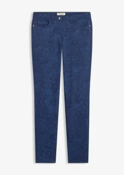 Clearance Twillhose mit edlem Druck Damen Hosen|Bekleidung·Kleider