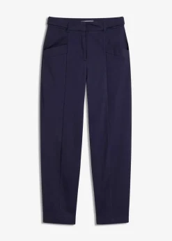 New Twillhose mit Tapered Fit Damen Hosen|Bekleidung·Kleider