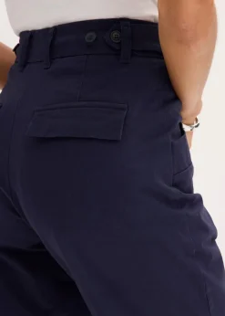 New Twillhose mit Tapered Fit Damen Hosen|Bekleidung·Kleider