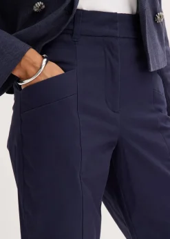 New Twillhose mit Tapered Fit Damen Hosen|Bekleidung·Kleider