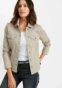 New Twill-Jacke Damen Jacken & Mäntel|Bekleidung·Hosen