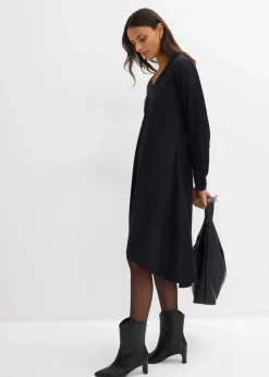 Best Twill-Kleid aus fließendem Lyocell Damen Bekleidung·Pullover & Strickjacken|Kleider