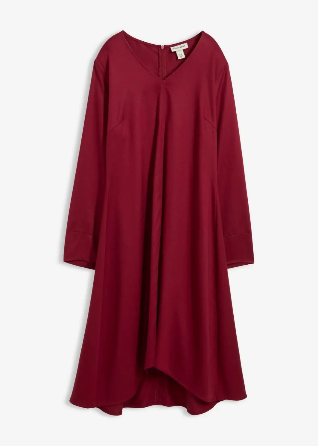 Damen bonprix Kleider|Bekleidung·Pullover & Strickjacken|Twill-Kleid aus fließendem Lyocell