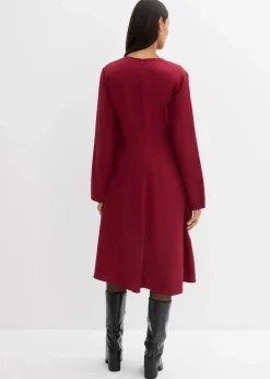 Damen bonprix Kleider|Bekleidung·Pullover & Strickjacken|Twill-Kleid aus fließendem Lyocell
