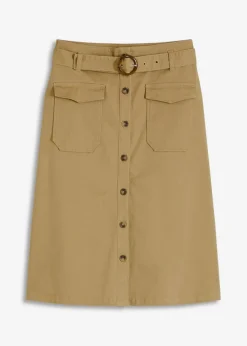 Outlet Twill-Rock Damen Bekleidung·Sportbekleidung|Röcke