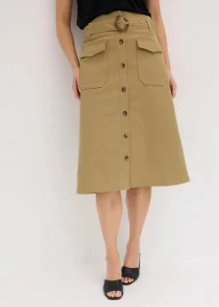 Outlet Twill-Rock Damen Bekleidung·Sportbekleidung|Röcke