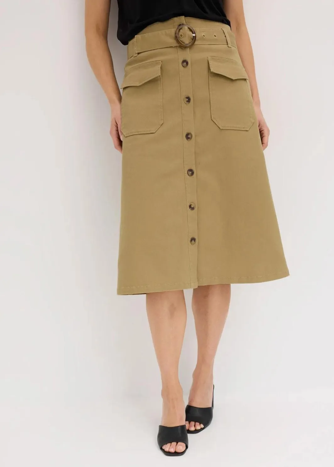 Outlet Twill-Rock Damen Bekleidung·Sportbekleidung|Röcke
