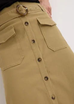 Outlet Twill-Rock Damen Bekleidung·Sportbekleidung|Röcke