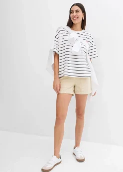 Damen bonprix Hosen|Shorts|Twill-Shorts
