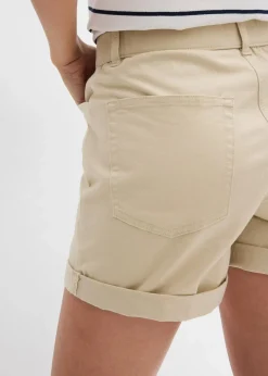 Damen bonprix Hosen|Shorts|Twill-Shorts