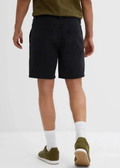 Herren bonprix Große Größen|Shorts|Twill-Shorts aus reiner Baumwolle, Loose Fit