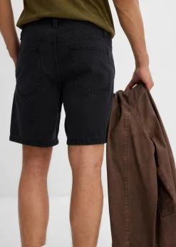 Herren bonprix Große Größen|Shorts|Twill-Shorts aus reiner Baumwolle, Loose Fit