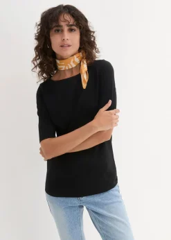 Online U-Boot-Ausschnitt-Shirt Damen Bekleidung·Röcke|Nachhaltigere Materialien