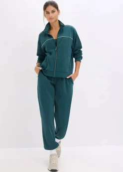 Damen bonprix Bekleidung·Sweat|Bekleidung·Kleider|Ultrasofte Sport-Jogginghose mit Modal