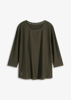 Damen bonprix Shirts & Tops|Sportbekleidung|Ultrasoftes Funktionsshirt mit ¾ Ärmel, schnelltrocknend