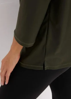 Damen bonprix Shirts & Tops|Sportbekleidung|Ultrasoftes Funktionsshirt mit ¾ Ärmel, schnelltrocknend
