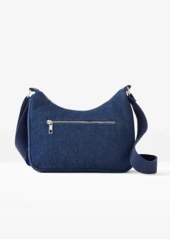 Discount Umhängetasche im Denim Look Damen Taschen