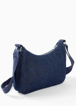 Discount Umhängetasche im Denim Look Damen Taschen
