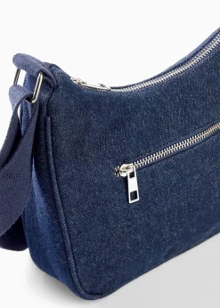Discount Umhängetasche im Denim Look Damen Taschen