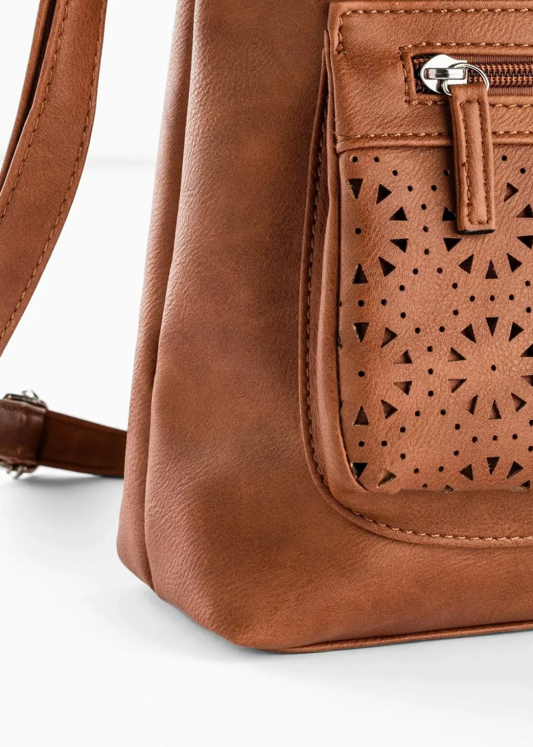 Damen bonprix Taschen|Umhängetasche mit dekorativer Außentasche