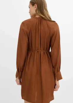 New Umstands- und Stillblusenkleid aus fließender Viskose Damen Bekleidung·Blazer|Nachhaltigere Materialien