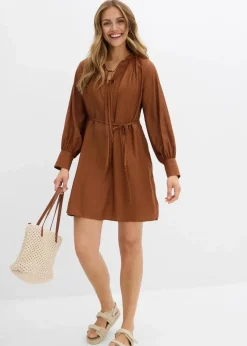 New Umstands- und Stillblusenkleid aus fließender Viskose Damen Bekleidung·Blazer|Nachhaltigere Materialien