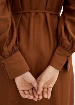 New Umstands- und Stillblusenkleid aus fließender Viskose Damen Bekleidung·Blazer|Nachhaltigere Materialien