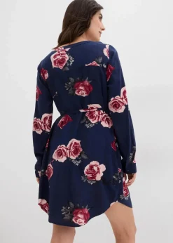 Damen bonprix Umstandsmode|Nachhaltigere Materialien|Umstands- und Stillblusenkleid aus fließender Viskose