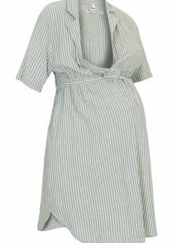 Damen bonprix Bekleidung·Blazer|Umstandsmode|Umstands- und Stillblusenkleid aus fließender Viskose