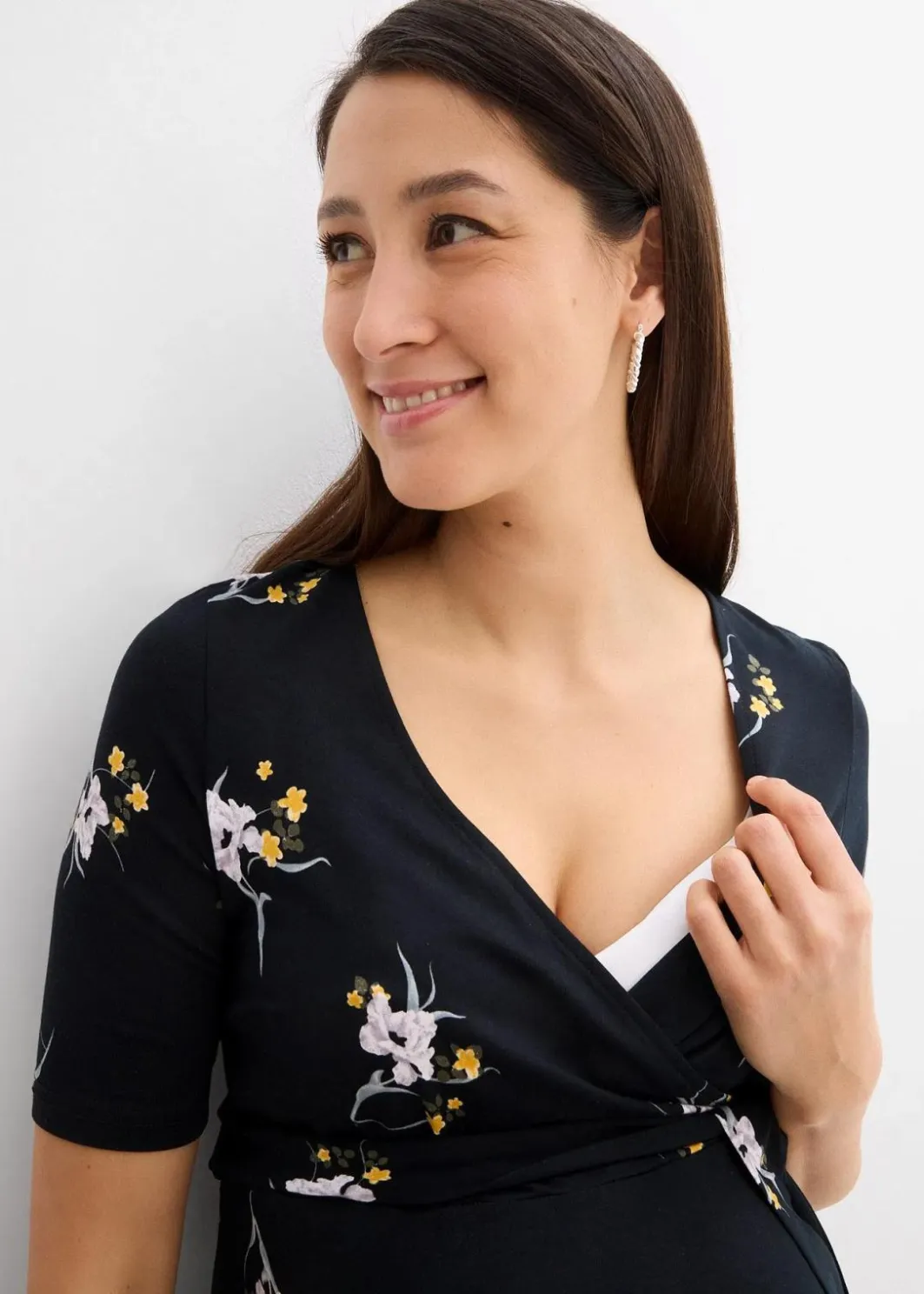 Damen bonprix Bekleidung·Blazer|Umstandsmode|Umstands- und Stillkleid aus weicher Viskose