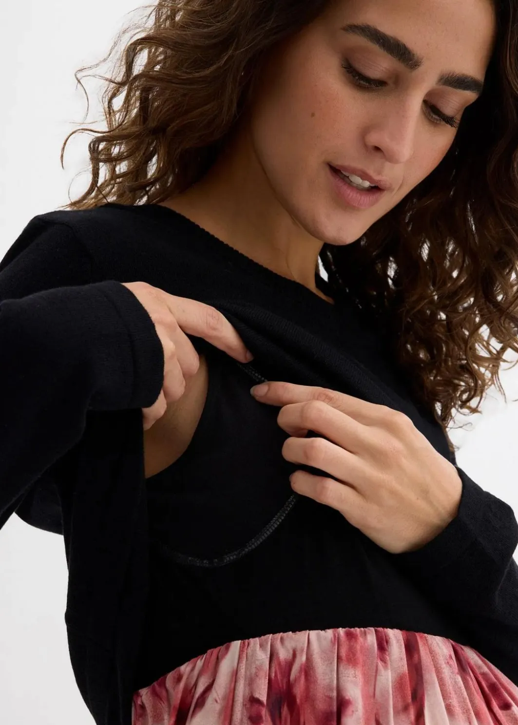 Damen bonprix Bekleidung·Blazer|Umstandsmode|Umstands -und Stillkleid aus Baumwolle und Viskose