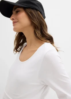Damen bonprix Bekleidung·Blazer|Umstandsmode|Umstands- und Stillshirts aus Bio-Baumwolle (2er Pack)