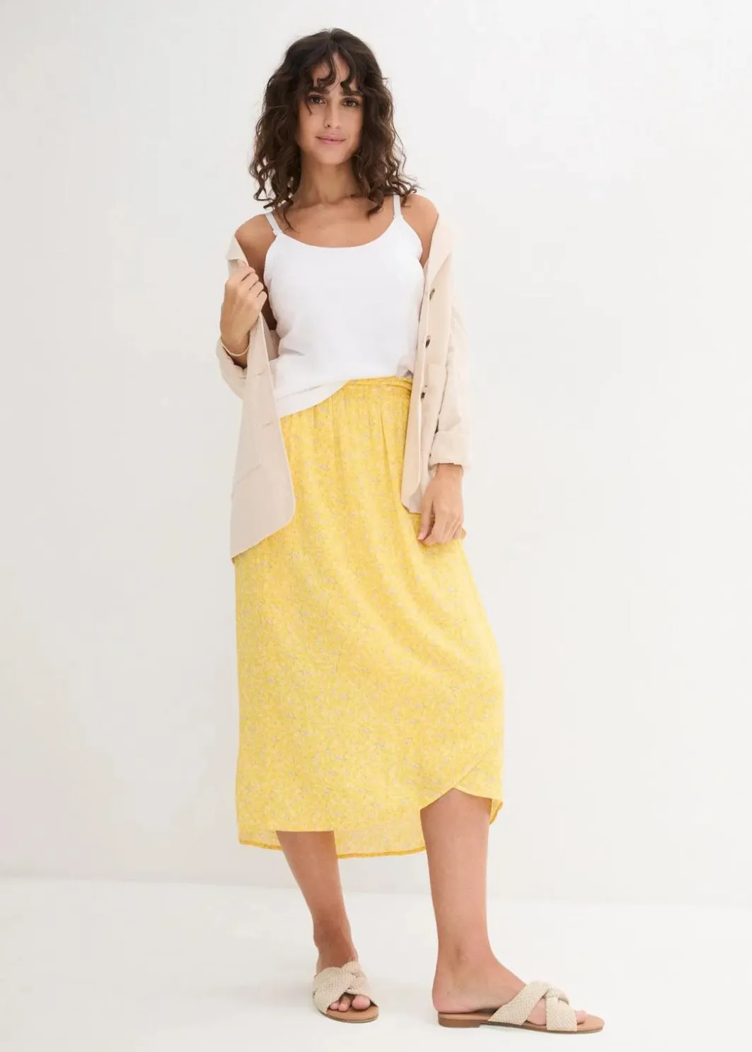 Damen bonprix Bekleidung·Blazer|Nachhaltigere Materialien|Umstands- und Stilltops aus Bio-Baumwolle (2er-Pack)