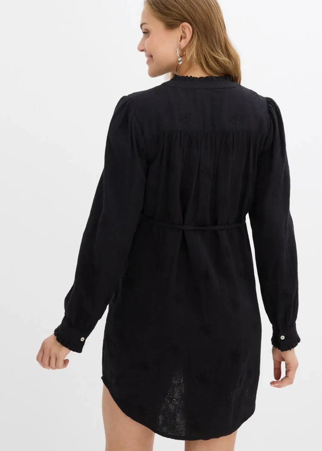 Damen bonprix Bekleidung·Blazer|Umstandsmode|Umstandsblusenkleid aus weichem Baumwoll-Musselin