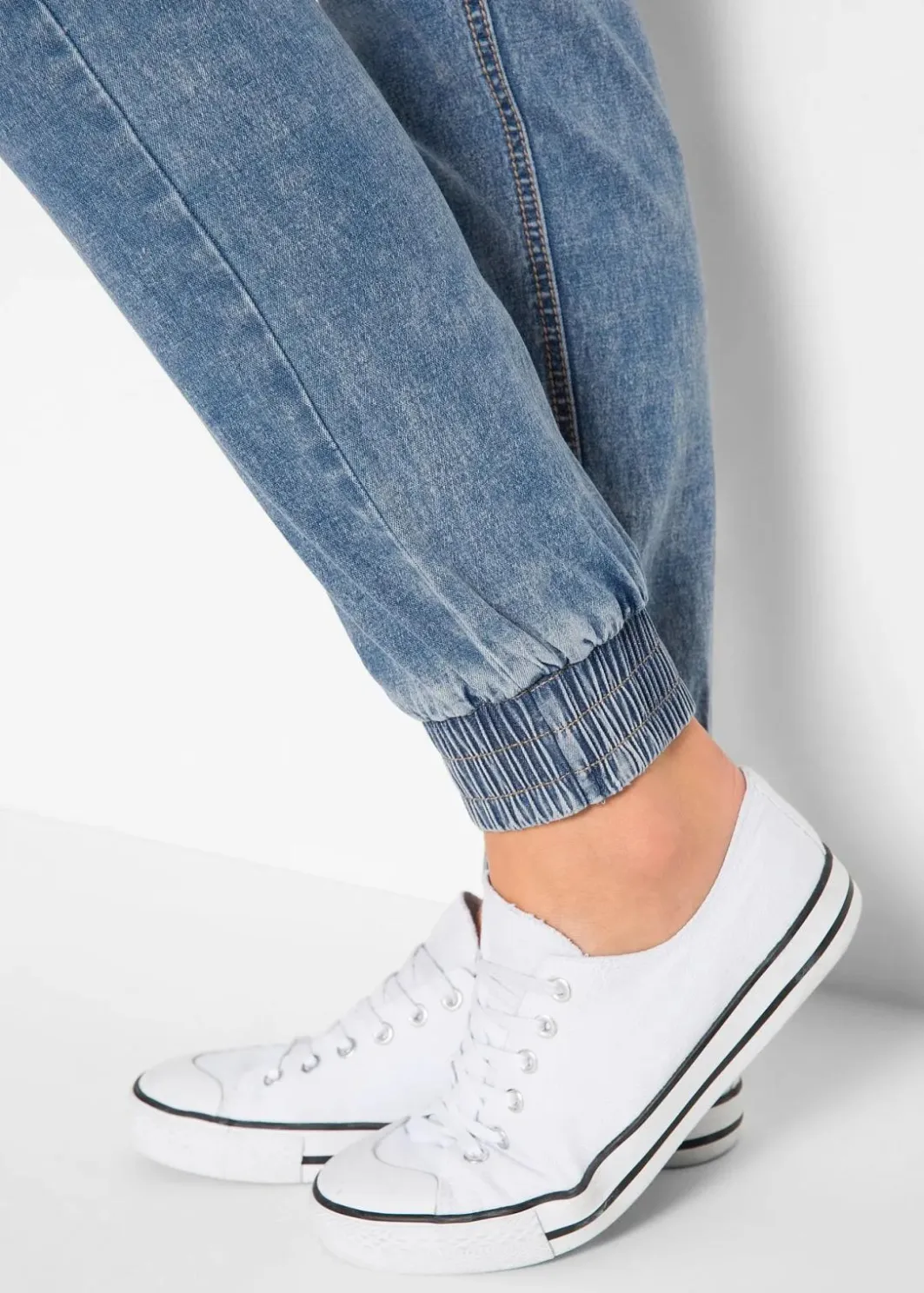 New Umstands-Denimjogger aus Bio-Baumwolle Damen Bekleidung·Blazer|Umstandsmode
