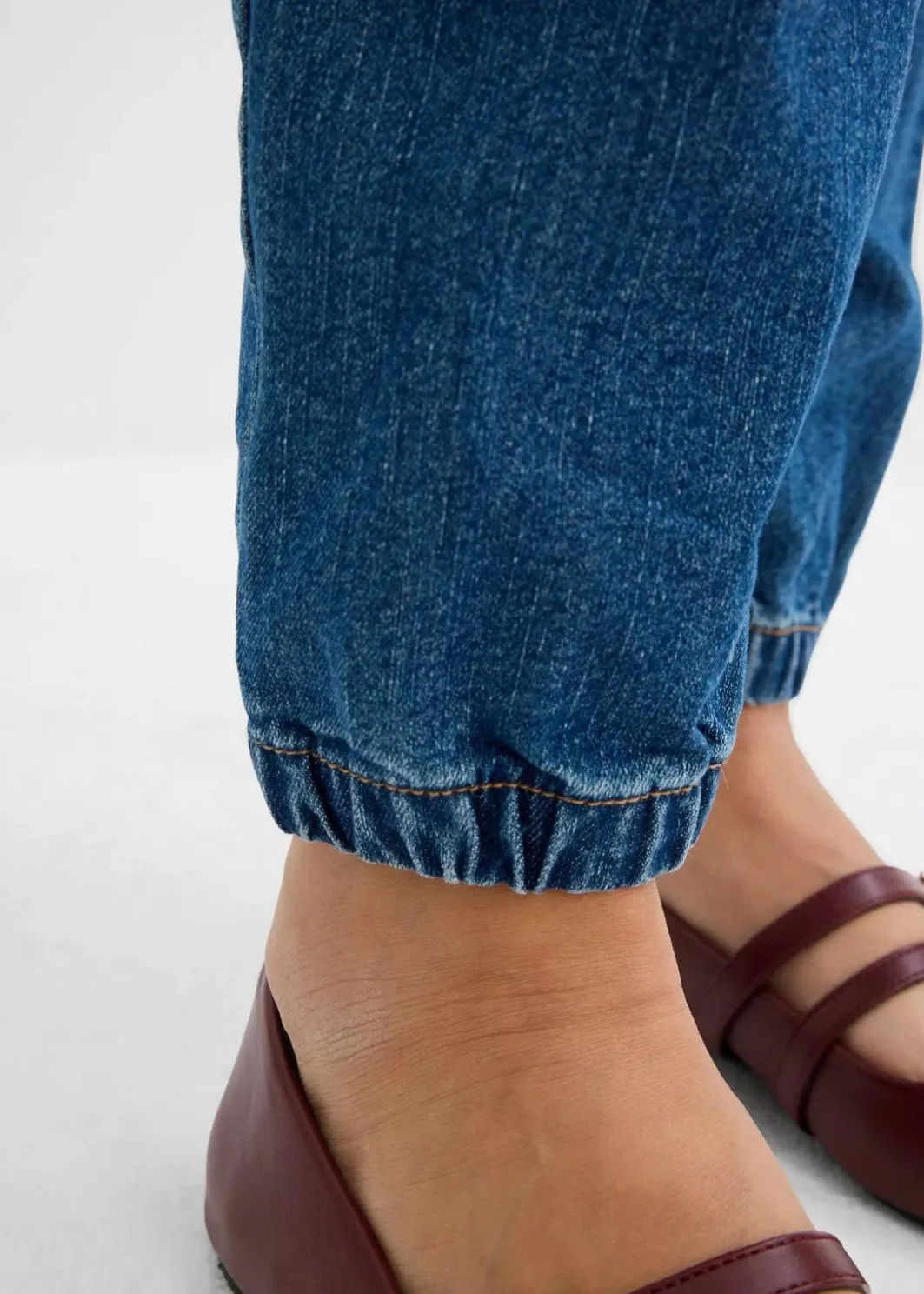 Umstands-Denimjogger aus Bio-Baumwolle Damen Bekleidung·Blazer|Nachhaltigere Materialien