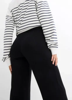 New Umstandshose aus Jersey mit gesmoktem Bund, gerades Bein Damen Bekleidung·Blazer|Nachhaltigere Materialien