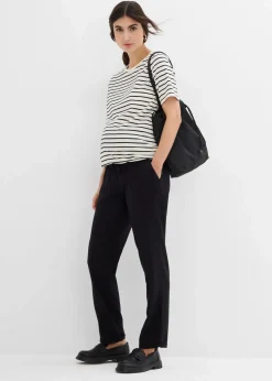Damen bonprix Bekleidung·Blazer|Umstandsmode|Umstandshose aus Leinen- Mix, Straight Leg