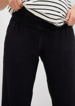 Damen bonprix Bekleidung·Blazer|Umstandsmode|Umstandshose aus Leinen- Mix, Straight Leg