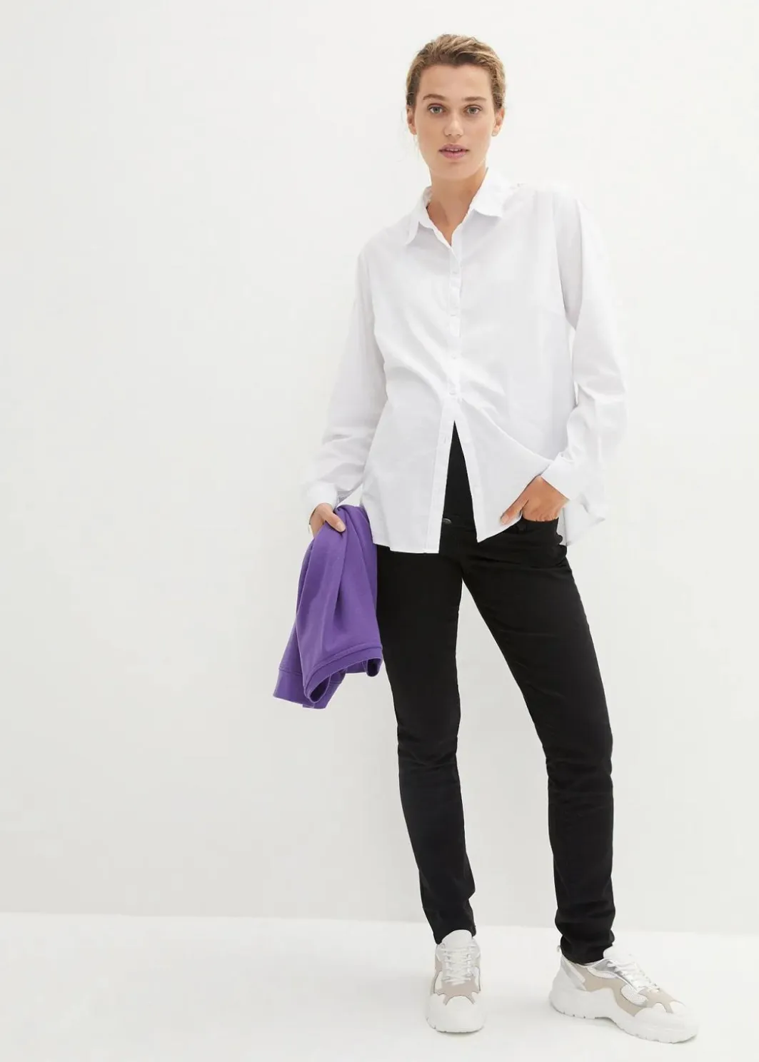Hot Umstandshose mit Stretch, Slim fit Damen Bekleidung·Blazer|Umstandsmode